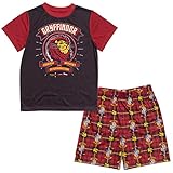 Harry Potter Conjunto de pijama con camiseta y pantalones cortos para niño y niña, 5