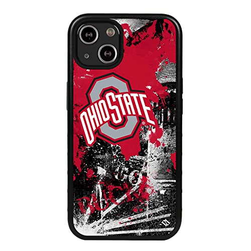 Guard Dog Case Compatible with iPhone 13 - Military Grade - Rugged Two Piece Protection - Collegiate Licensed - Ohio State Buckeyes - by Paulson Designs