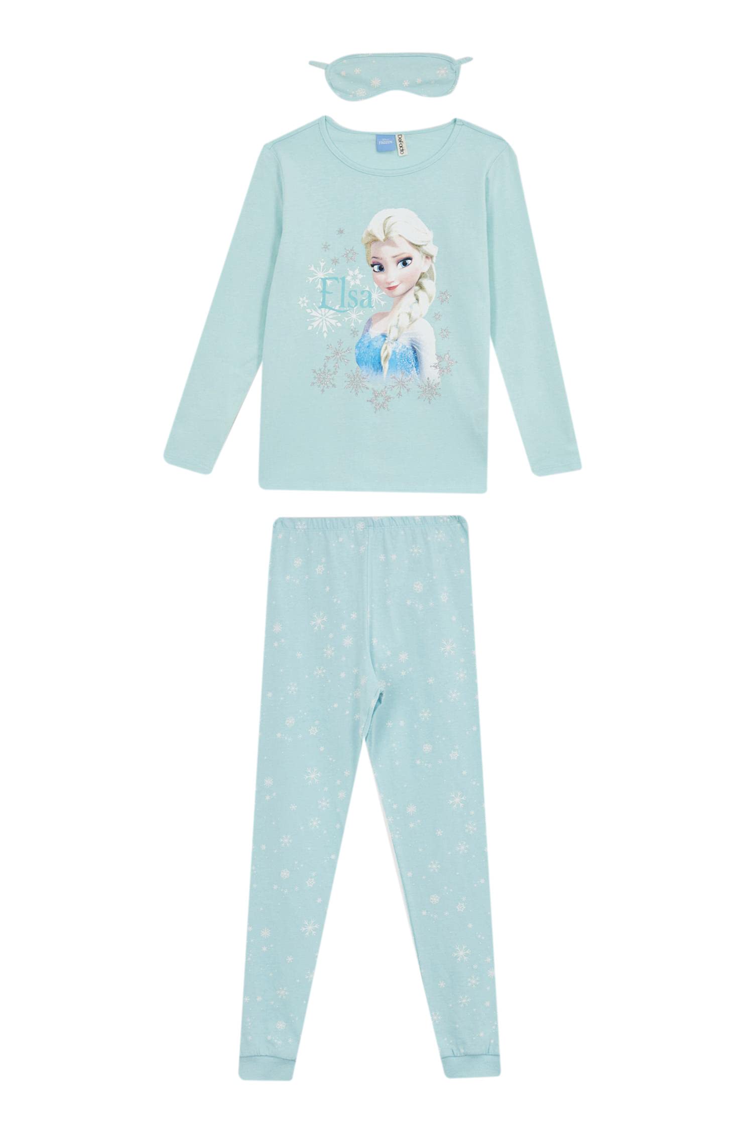 Kız Çocuk Frozen Uzun Kollu Penye Pijama Takım