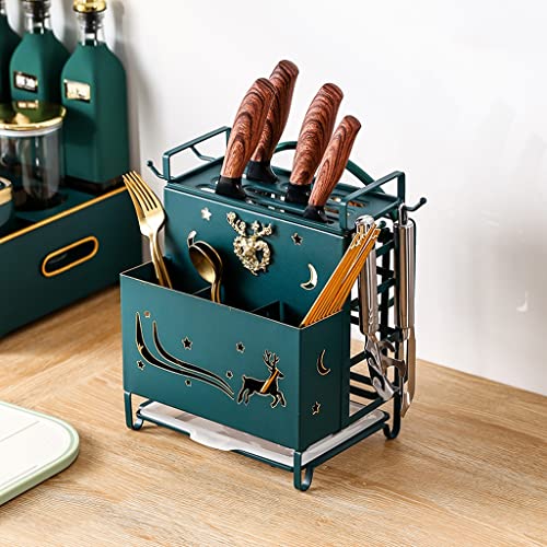 Caja de cuchillo de cocina segura para evitar accidentes y organizar cubiertas de cuchillas 8