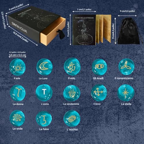 Set de divinatoires kit de démarrage ésotérique à offrir avec étui - 8