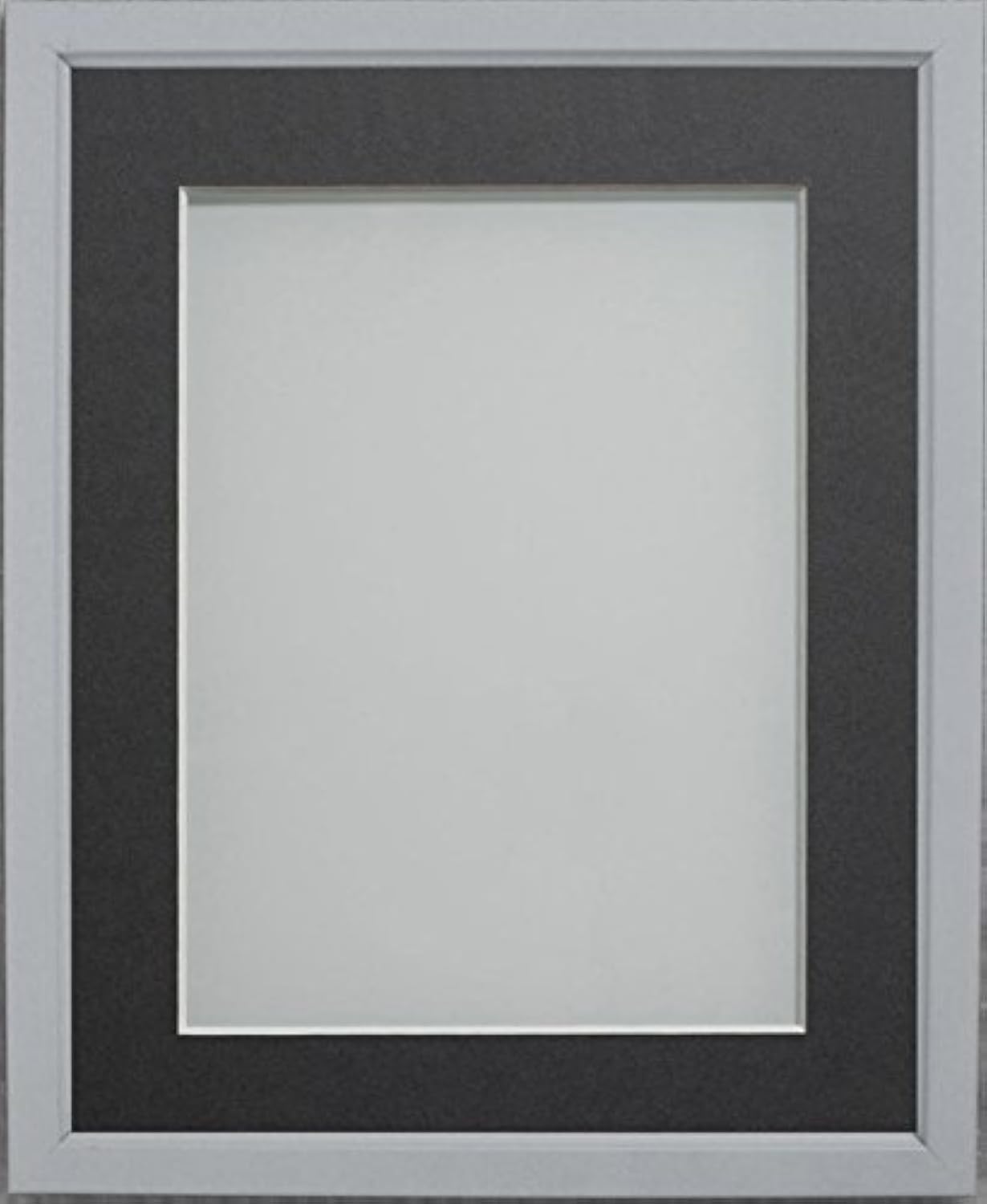 Frame Company Drayton Range 14x11-inch Grey Picture Photo Frame with Mount For Image Size 12x8-inch