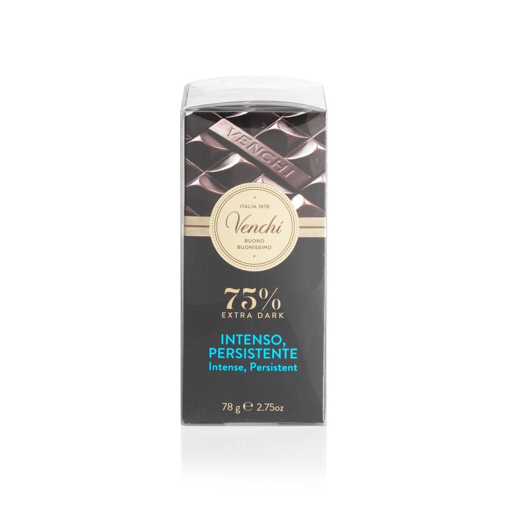 Amazon.com : Venchi - Bundle of 6 Extra Dark 75% Chocolate Bar