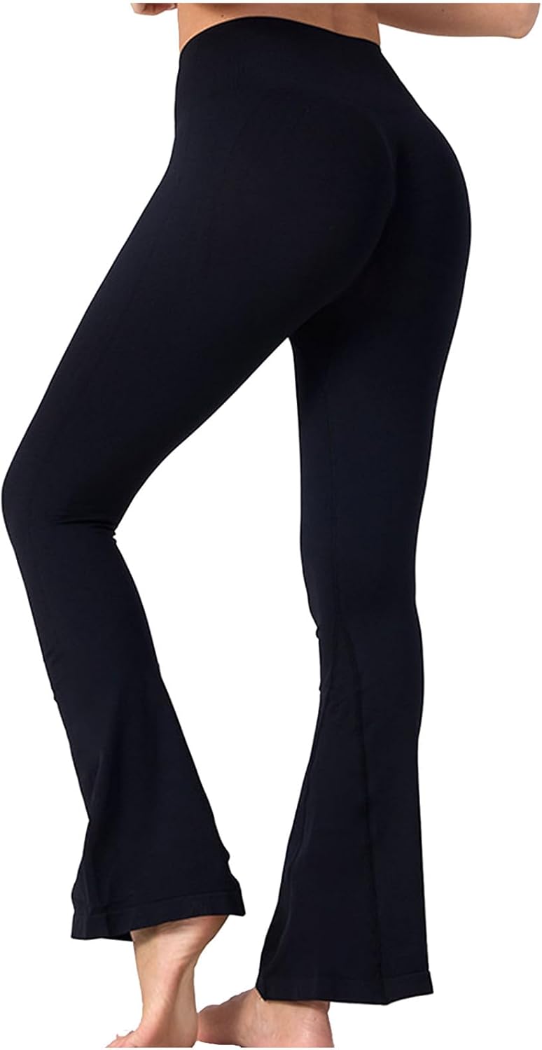 DASAYO Flare Leggings for Women High Waist Stretchy Butt Lifting