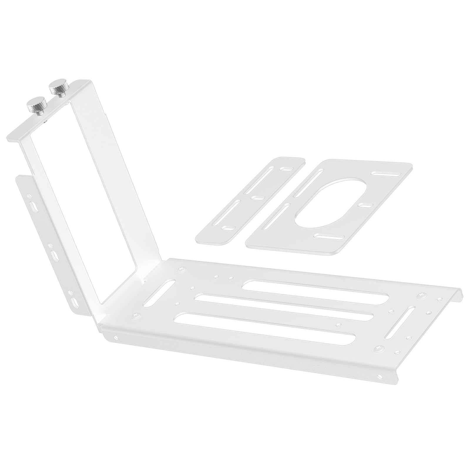 Vertical GPU Bracket Metal Reinforcement for Secure Slot Installation Clean Computer Setups Visible GPU Stand