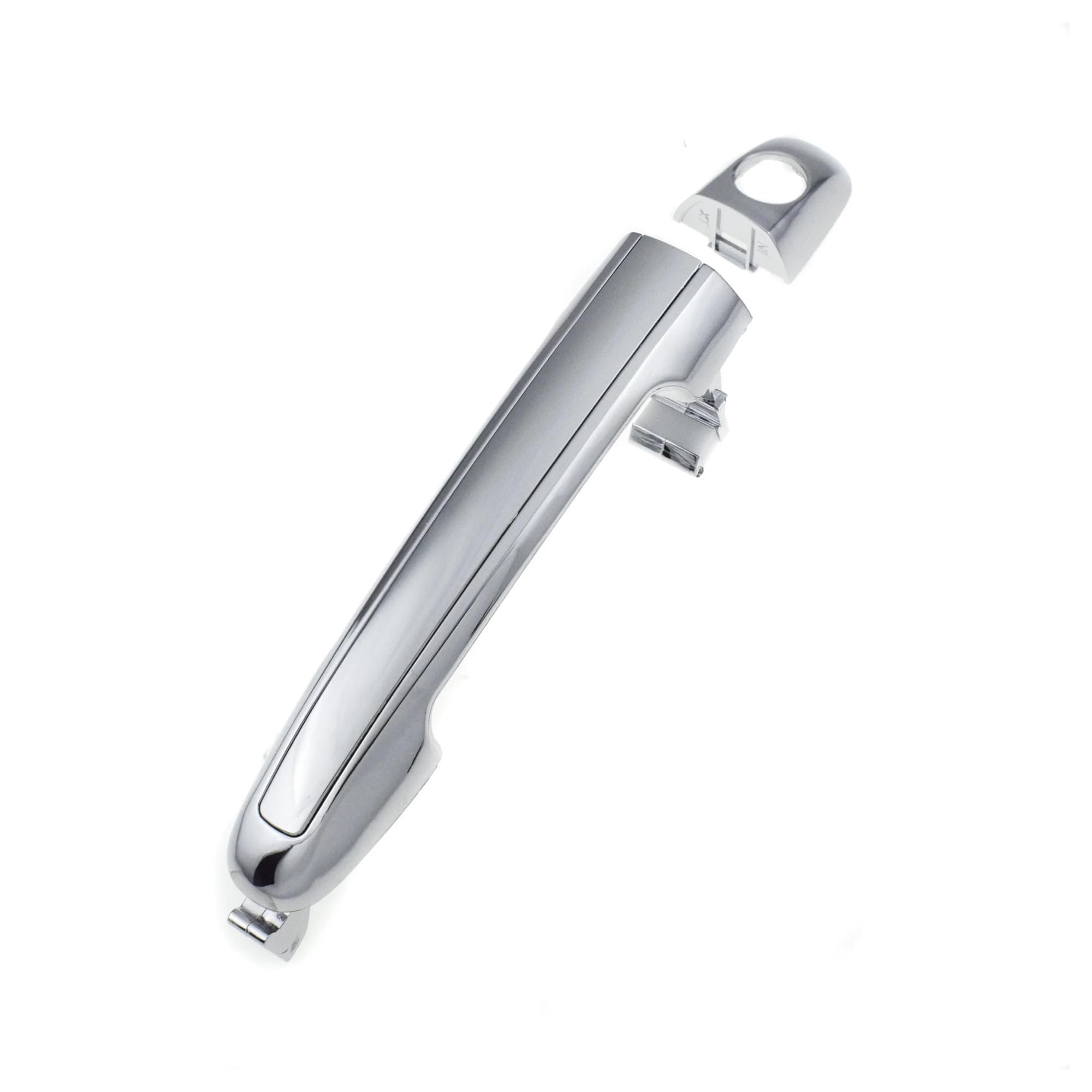 Maioily Silver Car Door Handle Exterior Car Door Handle For Hyundai Sonata(,Left With Hole)