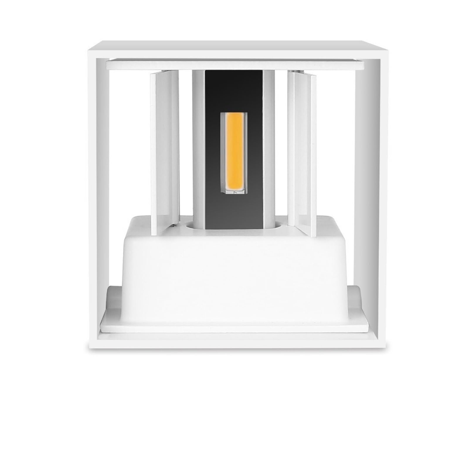 Luz de pared IP65 impermeable con diseño compacto LED de 6W en color blanco 7