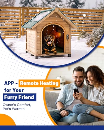 Kiroto Dog House Heater With Thermostat, Kiroto Dog House Heater 500 Watt With Wifi Control, Pet Heater For Doghouse thumb #2