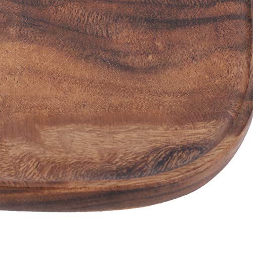 Serving Tray, Wooden Tray, Irregular Snack Fruit Serving Plate for Households Hotels, Restaurants and Cafes Use - Image 3