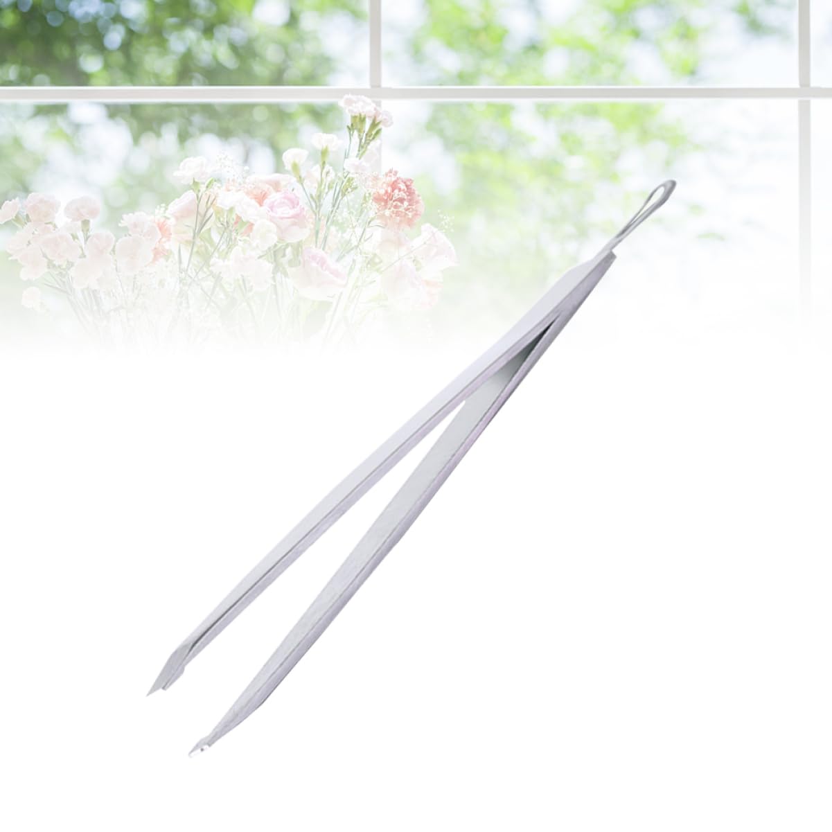 FOMIYES 1pc Stainless Steel Eyebrow Tweezers Multi Functional Eyebrow Clip for Men Women Lightweight Durable Cosmetic Tool Unique Design for Removal Silver