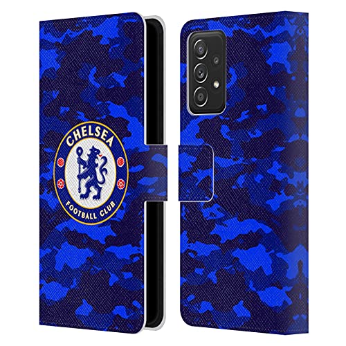 Housse Samsung Galaxy A53 5G Chelsea FC étui portefeuille camouflage avec fentes cartes