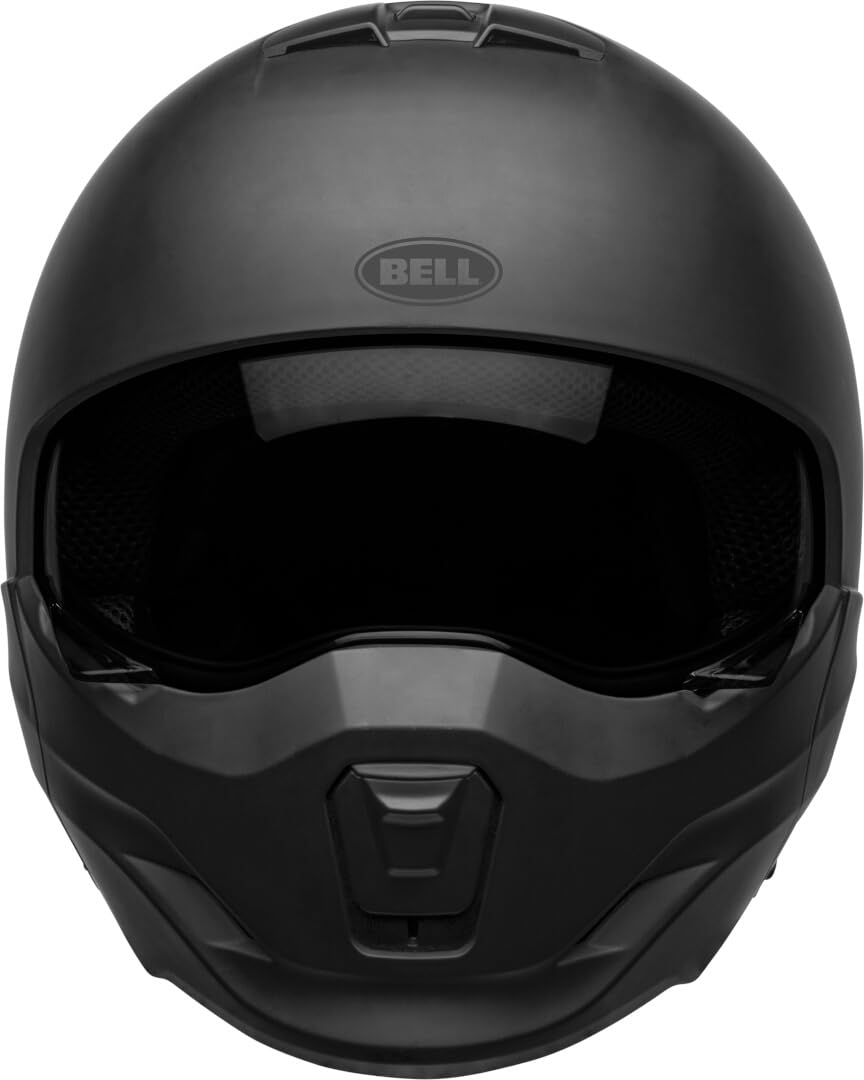 Bell - BROOZER SOLID ECE Helme - Erwachsene Unisex - Schutzausrüstung, Fahrradhelm, Straßenhelm, Straßen-Schutzhelm, Matt Schwarz, L
