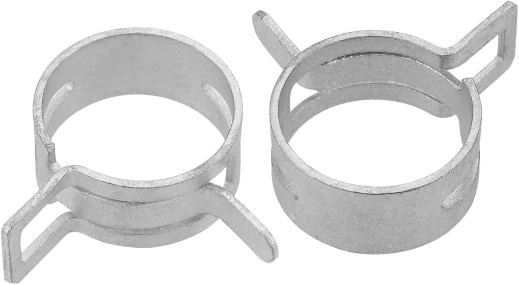 uxcell Spring Band Type Clamp 23mm Inner Dia Fit 24.526.5mm OD Hose