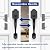 Camtek Front Door Handle No Lock, Matte Black Entry Door Lock Set with Reversible Handle, Exterior Door Lock Set Compatible with Keypad Deadbolt/Compatible with Mechanical Deadbolt