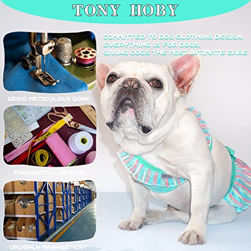 TONY HOBY Biquíni para cães, vestido de praia para cães à beira-mar, piscina, roupa de banho para cã