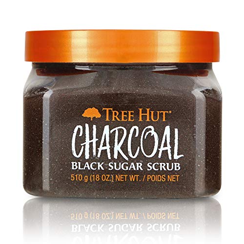 Tree Hut Charcoal and Sugar Exfoliating Scrub for Radiant Skin