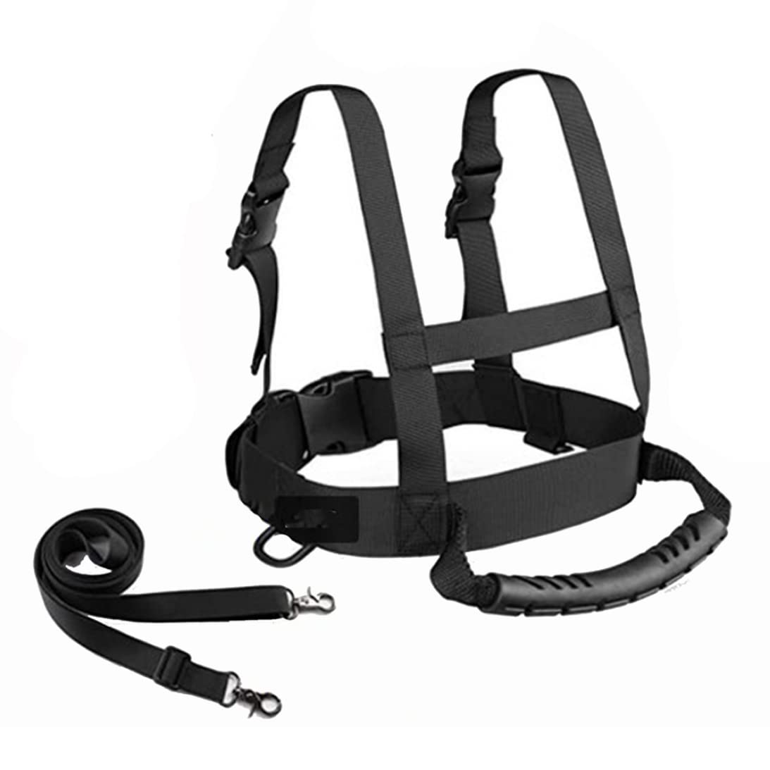 Snner 1pc Ski Ski Harnais Patinage Sangles de sécurité avec poignée Laisse Amovible pour Les Enfants débutants