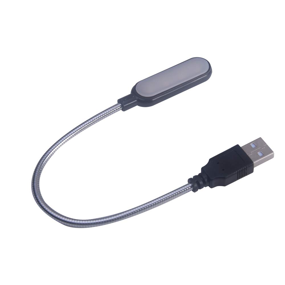 Lampada da Lettura USB, Mini Luce Notturna LED per Notebook, Porta USB, Computer Portatile, Desktop, PC e Tastiera
