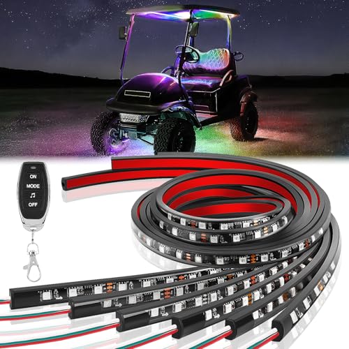 Drive-up 6 Pcs Golf Cart Underglow LED Light Strip Set