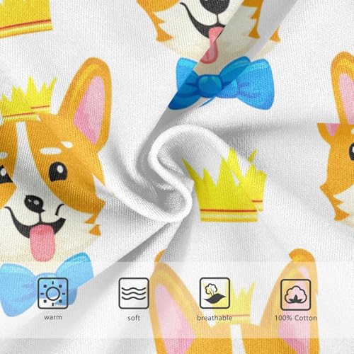 ODAWA Cute Dog Blue Bow Ties Underwear Briefs, 2T Underwear Boys3