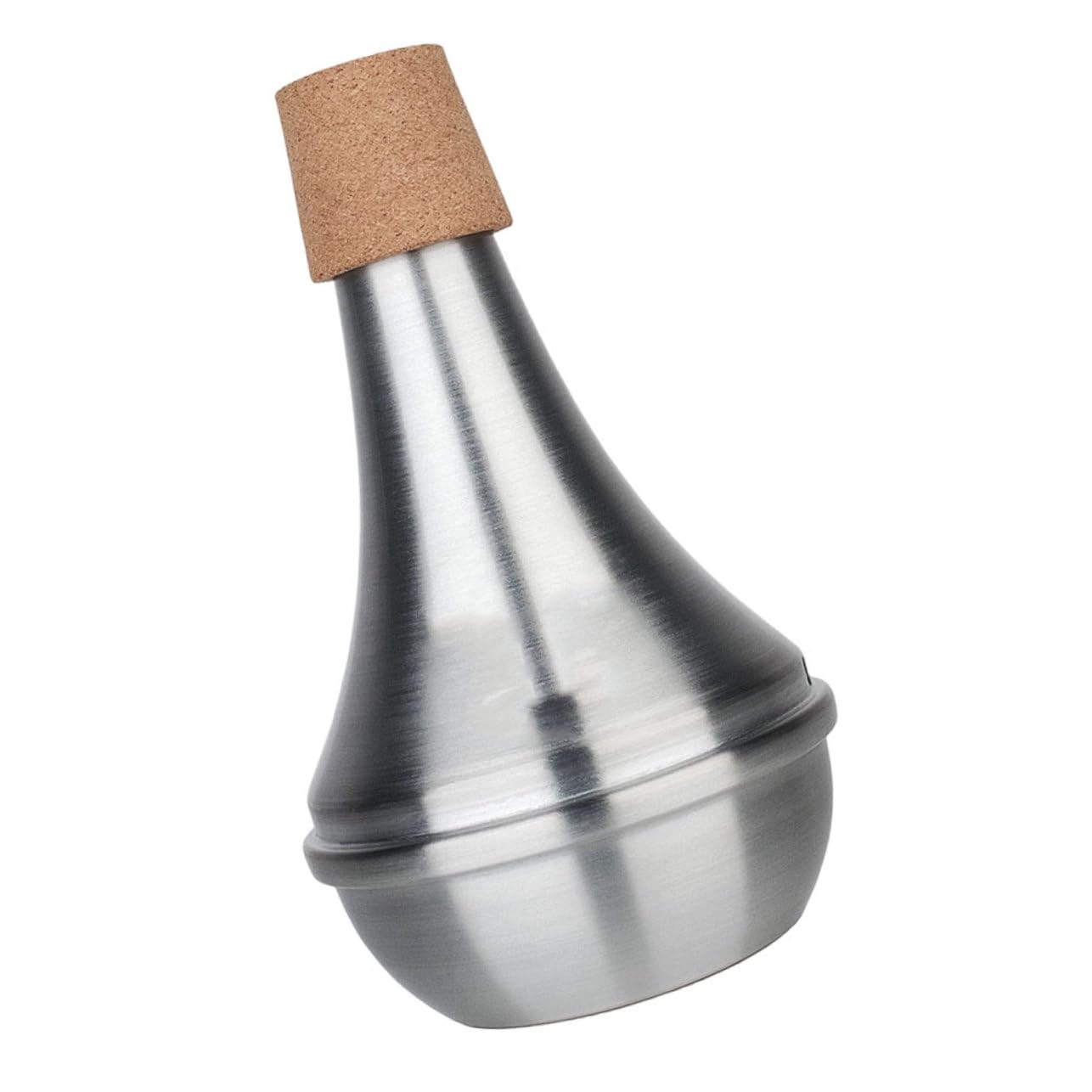 OFFSCH Aluminum Trumpet Practice Mute Cork Mute for Trombone Horn Lightweight Easy Install