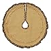 Burlap Cotton Green Tan Mini Small Miniature Tree Skirt Ruffled