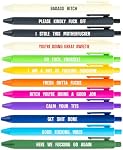 12Pcs Funny Pens,Funny Gifts for Women,Novelty Ballpoint Pen Set for Office School Writing, Cool Stuff Gag Gifts for Coworkers (Multicolor)