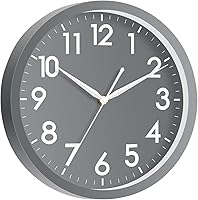 Vista 22 de AKCISOT Reloj de Pared Silencioso Sin Tic Tac Relojes de Pared Modernos Operados por Batería 10 Pulgadas, Reloj Clásico Pequeño Analógico Decorativo