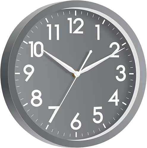 Miniatura 23 de AKCISOT Reloj de Pared de 14 Pulgadas, Relojes de Pared Grandes Bohemios a Batería Sin Tic Tac, Reloj Grande Silencioso Moderno Decorativo para Sala