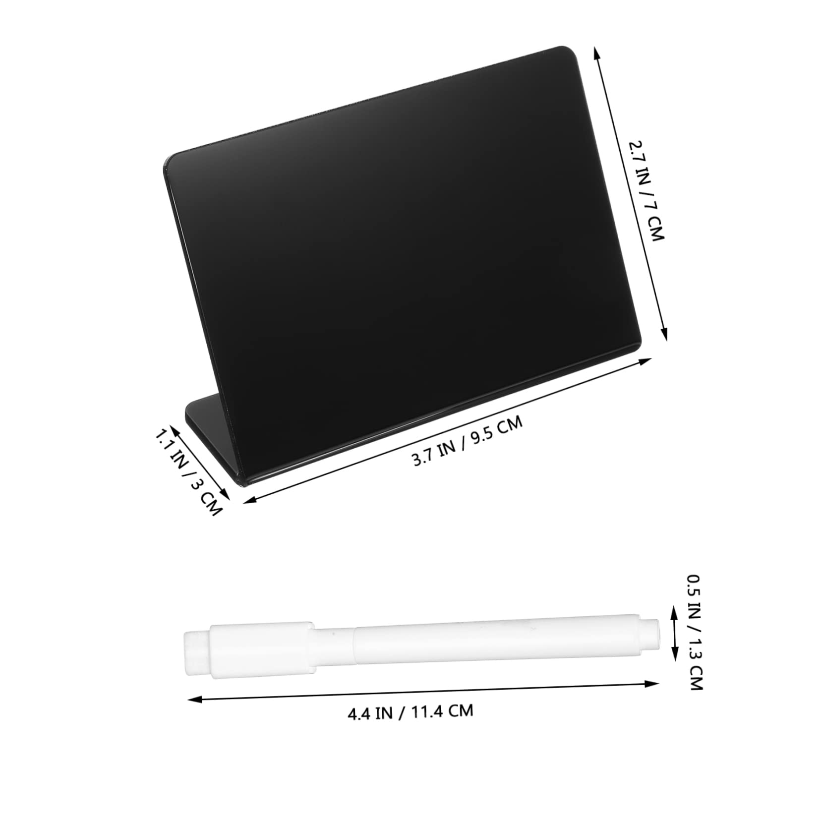 ARTIBETTER 3 Sätze Teiliges Acryl Tischaufsteller Wiederverwendbare Beschreibbare Kreidetafeln Mit Weißem Stift Vielseitig Für Hochzeit Party Bäckerei Buffet Zur Tischnummer Und 10 Stück * 3
