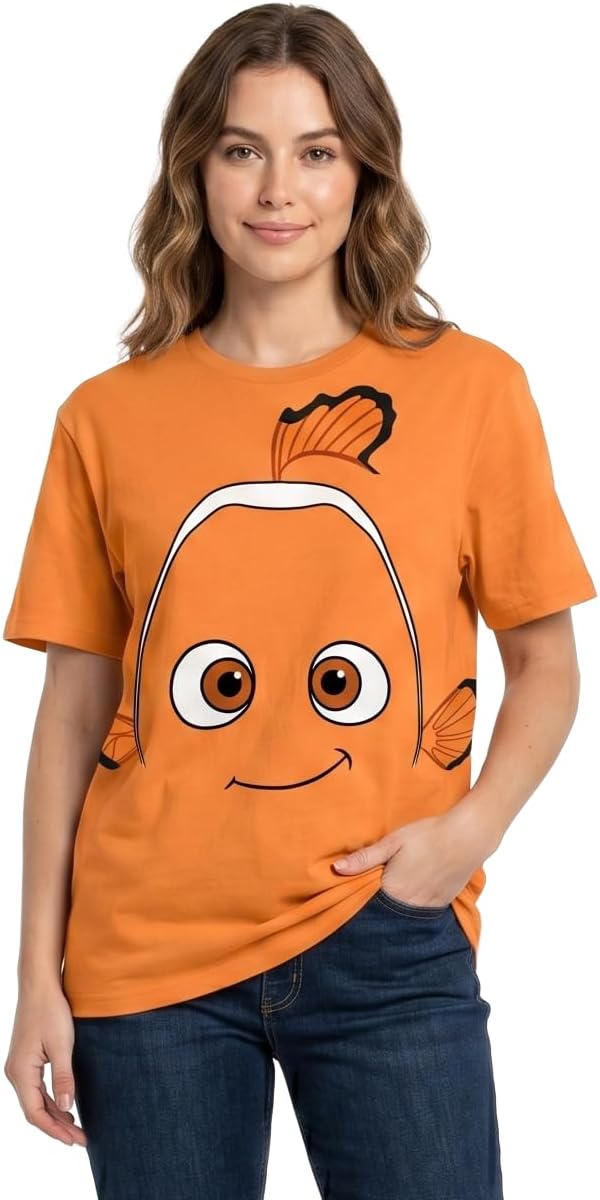 Disney Pixar Finding Nemo Clown Fish Cosplay Clownfish Adult T-Shirt