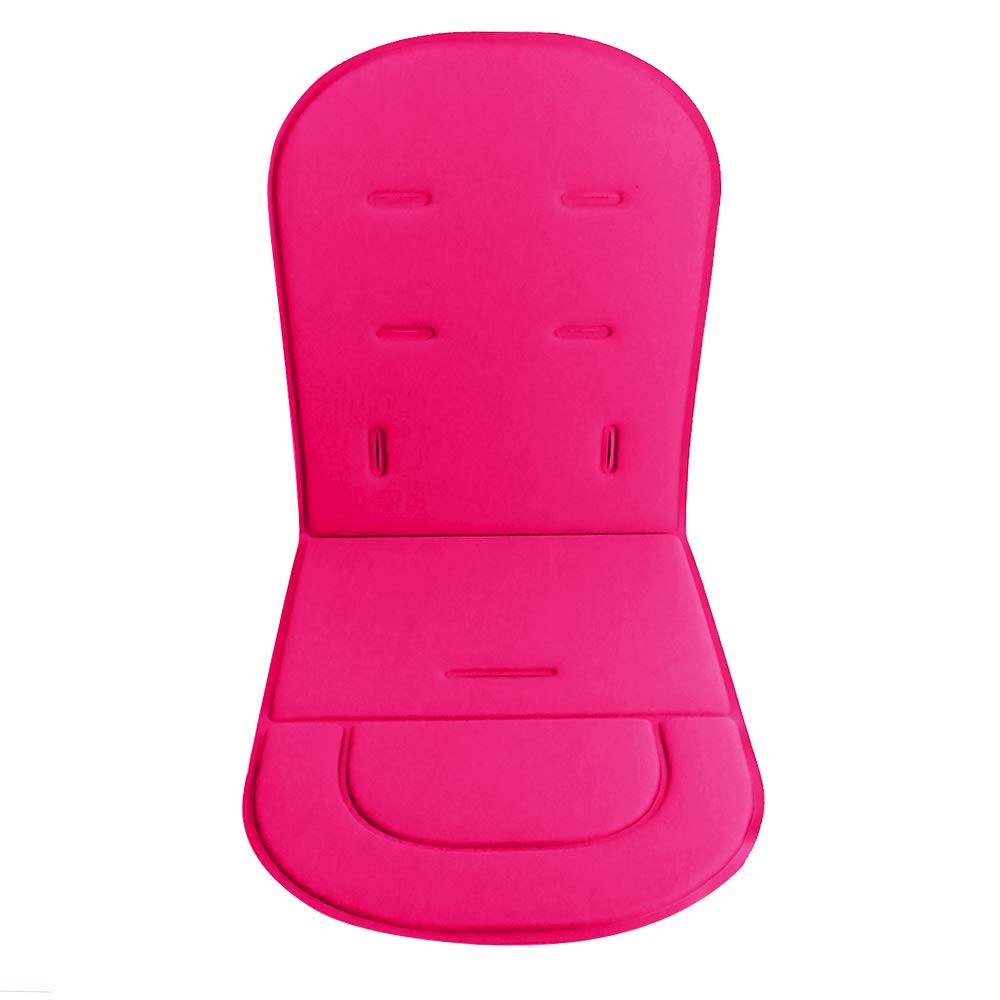 Baby Stroller Cushion Liner Mat Pushchair Pad Car Seat Mat Universal Cover Protector Breathable Soft (Pink)