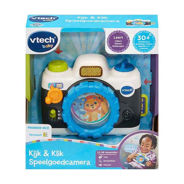 Caméra jouet bleu VTech pour occuper intelligemment les enfants sans écran