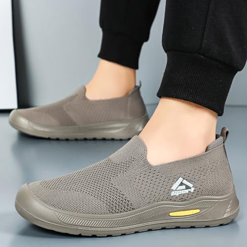 Men's Casual Slip On Walking Shoes Breathable Comfortable Loafers for Summer Travel and Daily Wear3
