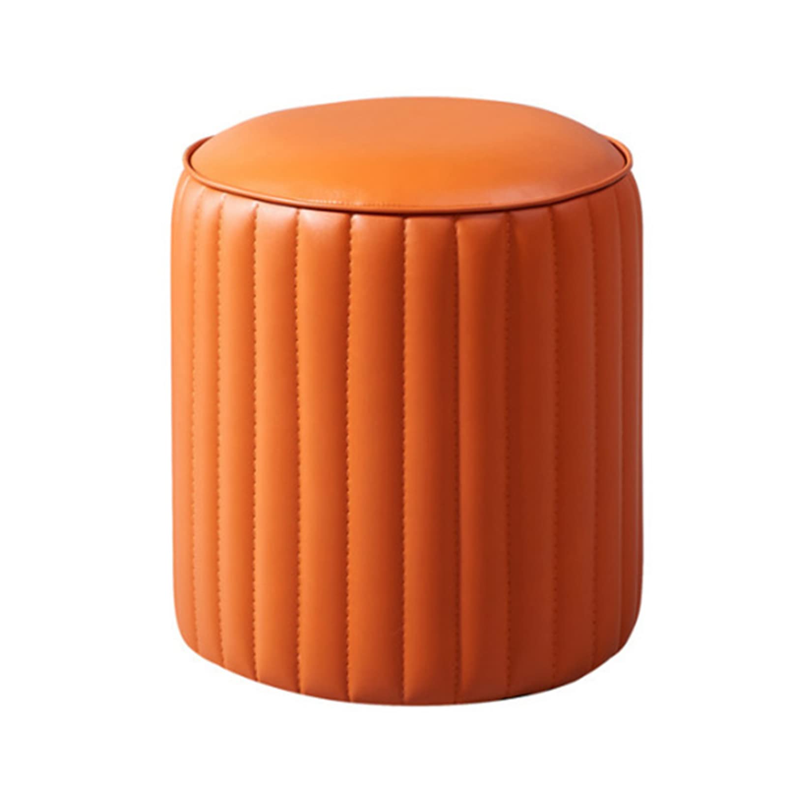 Pouf moderne multifonctionnel orange pour l'entrée et le salon