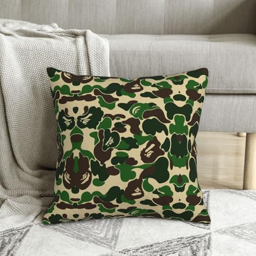 Housse de coussin vert camouflage pour protéger et embellir le canapé - 8