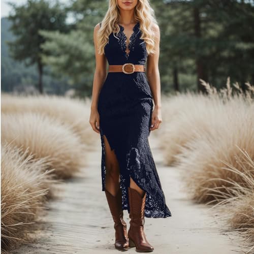 Robe midi bohème sans manches pour éviter la chaleur - 2