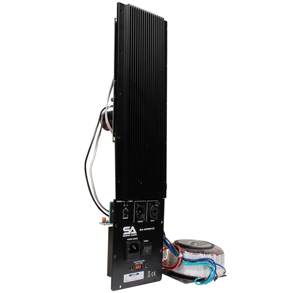 Seismic Audio SAAPMM12440 Watt Plate Amplifier for PA/DJ Speaker