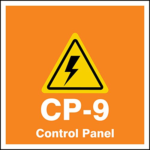 Étiquettes CP-9 Control Panel pour sécuriser vos tableaux électriques orange