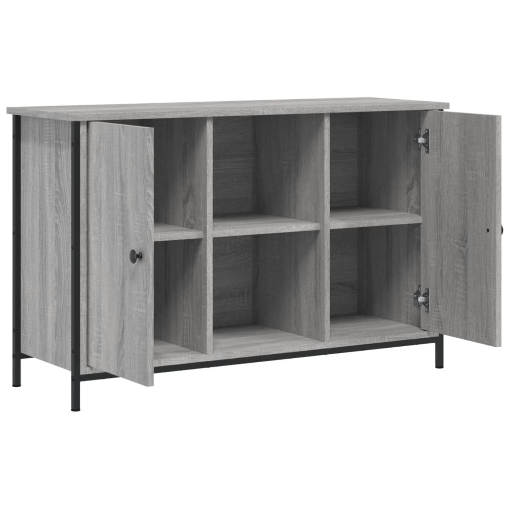 Mobile libreria e porta tv Mobile camera Mobile TV Grigio Sonoma 100x35x65 cm in Legno Multistrato