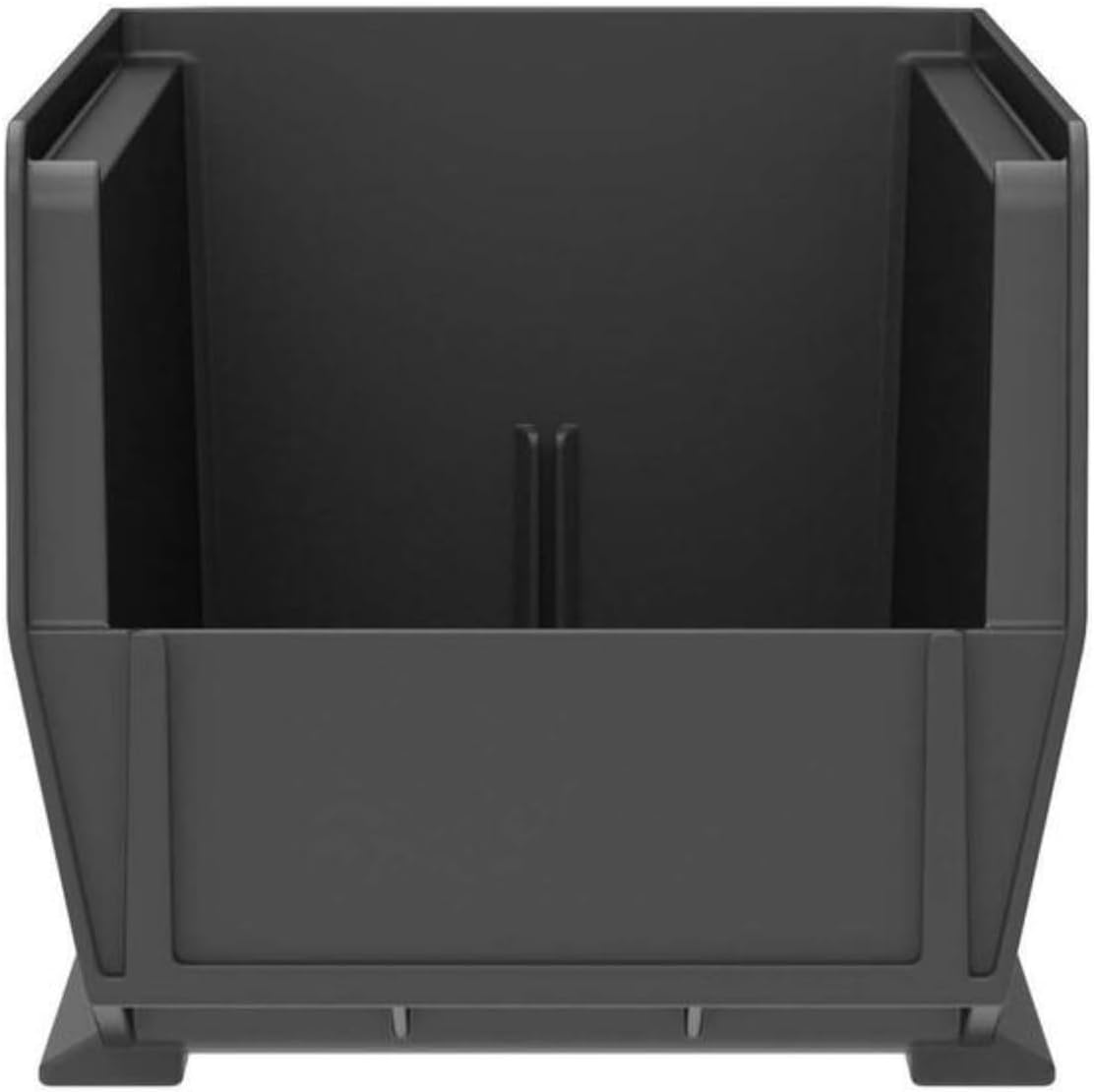 12-Pack Black Plastic Storage Bins/Tool Storage Bins FM20501