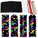 Supla 36 Set 2 Style Magic Scratch Rainbow Bookmarks Making Kit for Kids Students Party Favor Scratch Paper DIY Bookmarks Bulk with Scratching Tools Satin Ribbons for Classroom Activities