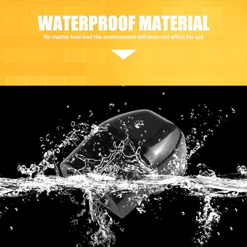 awlbed 8 PCS Car Deer Repeller, 1.96\" x 1.57\" x 0.78\" ABS Self-Adhesive Dual Hole Waterproof Warning Repellent Device, Multifunctional Safety Protection Accessory, Suitable for Most Models (Black) - Thumbnail 3