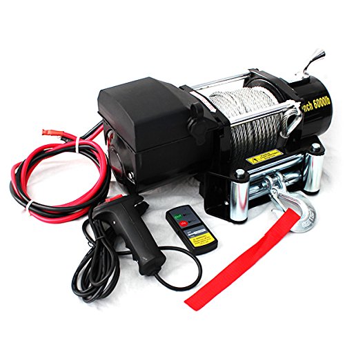 Amazon.co.jp: WEIMALL 電動ウインチ 牽引 12V 6000LBS（2722kg