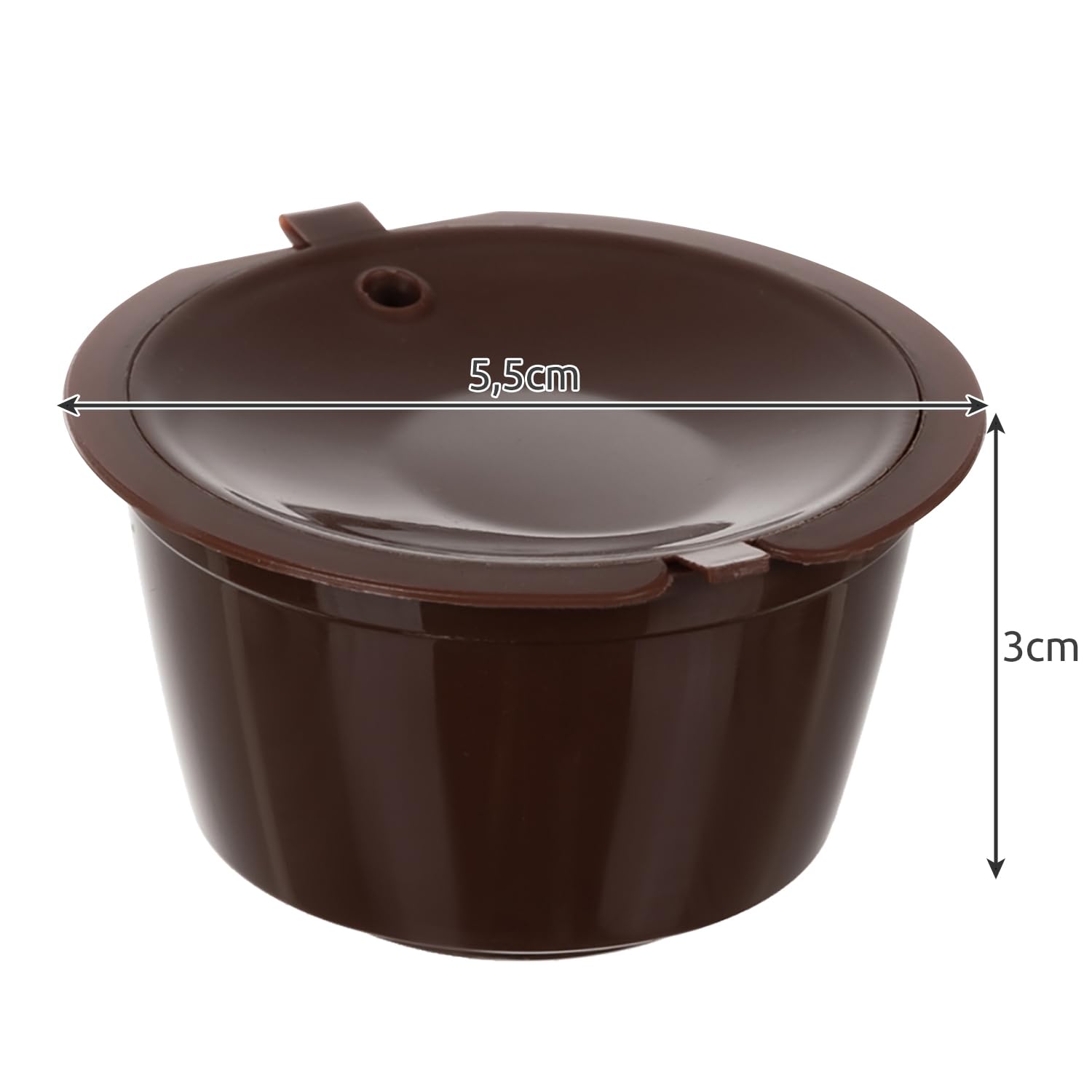 Lot De 6 Capsules De Café Rechargeables Réutilisables Pour Machine à