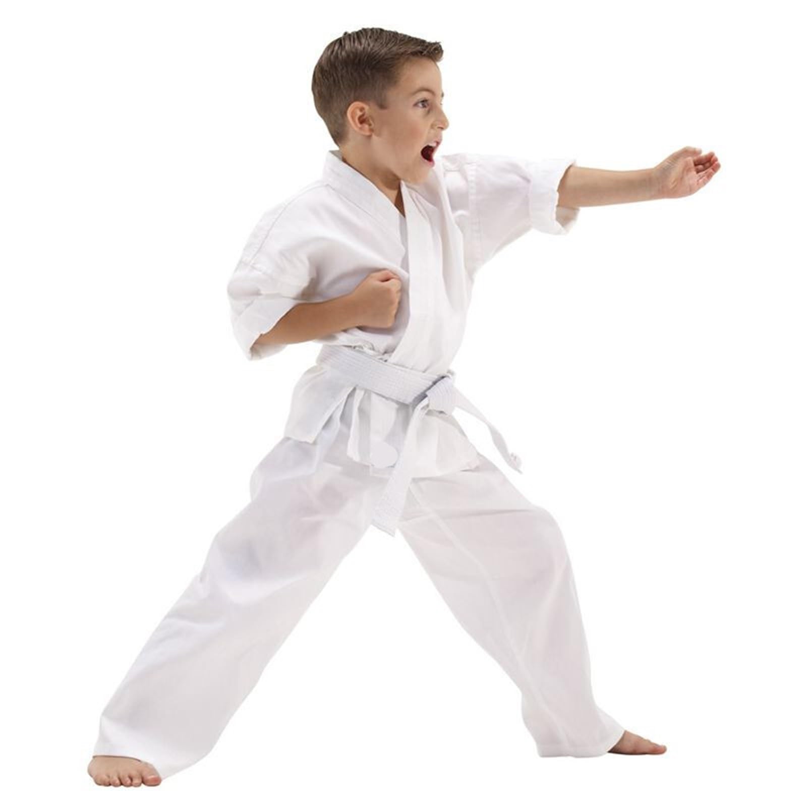 Uniforme de Karate Poliéster Sarga de algodón Karate Ropa for niños adultos Uniforme de Karate de algodón para Entrenamiento