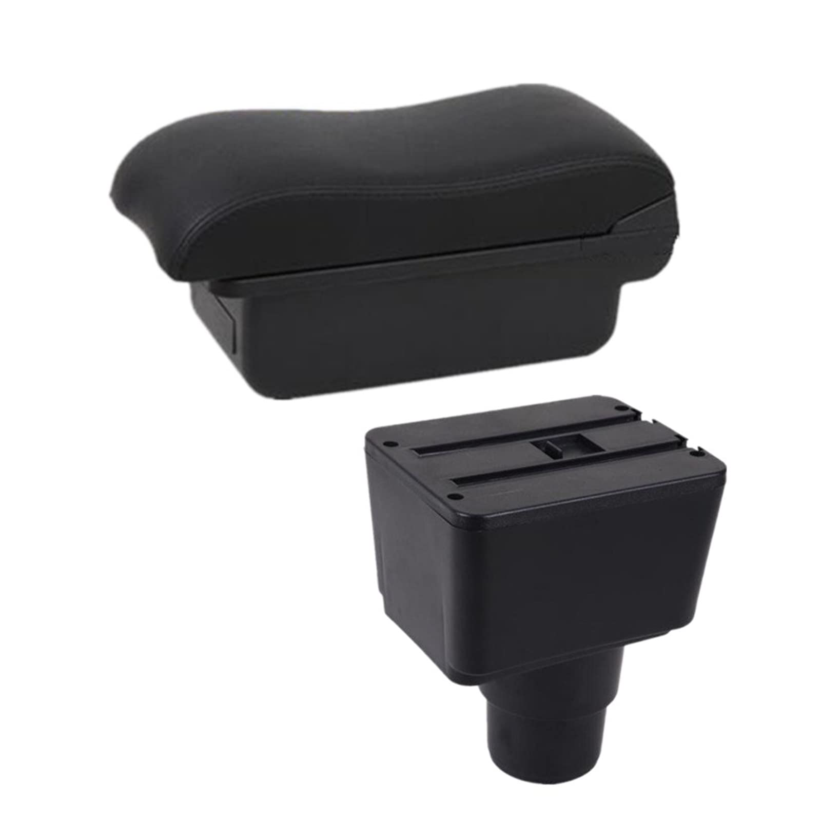 Baiqimv For Ford For EcoSport 2018-2023 Armrest Box Car Armrest Box Central Storage Box Retrofit With USB Car Accessories
