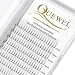Quewel Lash Russian Volume Eyelash Extensions 3D 4D 5D 6D Curl C/D Length 8-15 mm Short Thickness 0.07/0.10 mm Premade Fans Soft Volume Eyelashes (3D-0.10-C, 13mm)