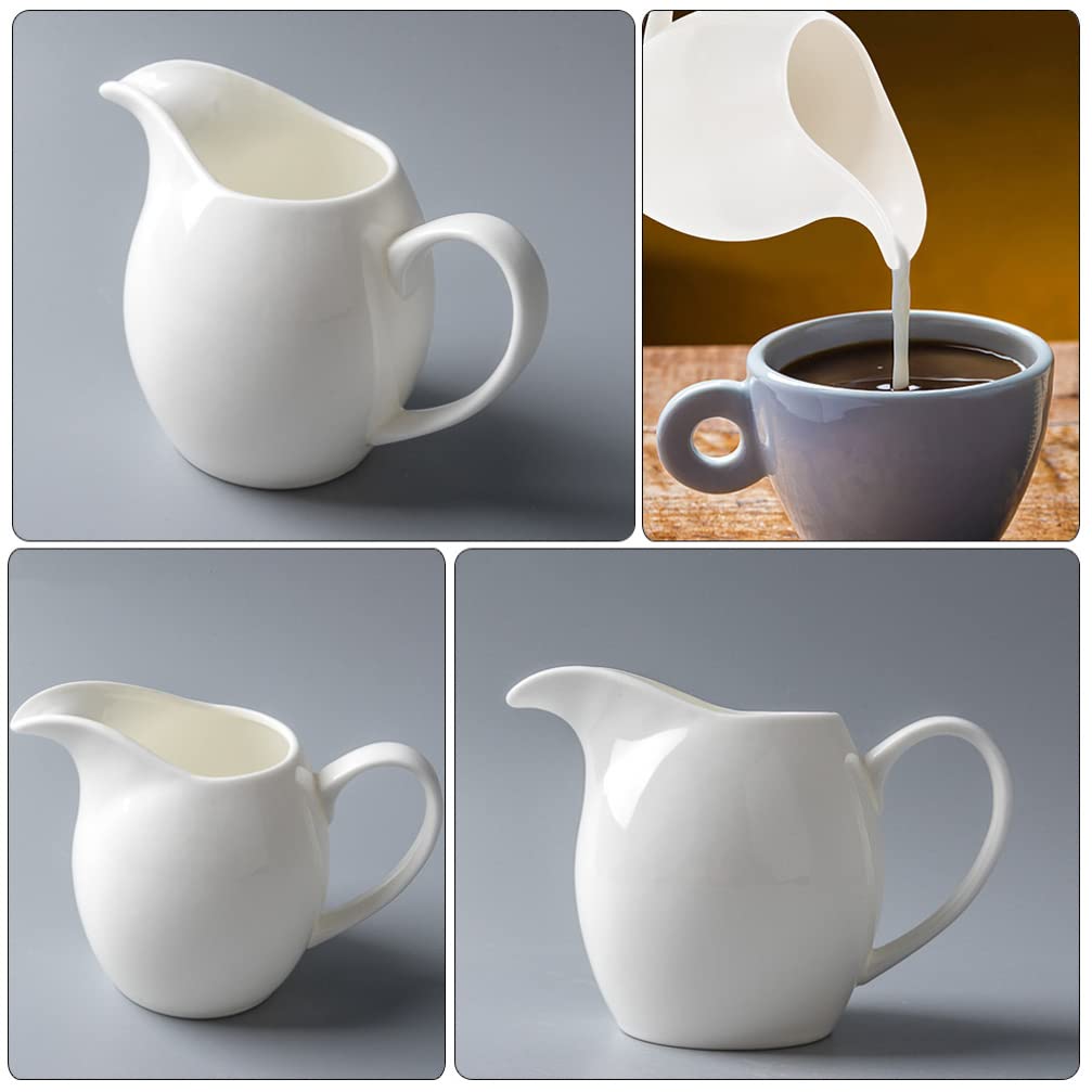 Amazon.co.jp: ミルクピッチャー ミルクケトル 330ml 陶器 水差し