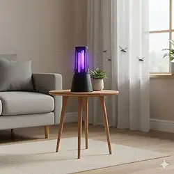 Armadilha Mata Mosquito USB LED – Lâmpada Insetos Silenciosa Bivolt